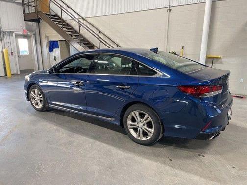 Lakeside Blue 2018 Hyundai SONATA Sport+