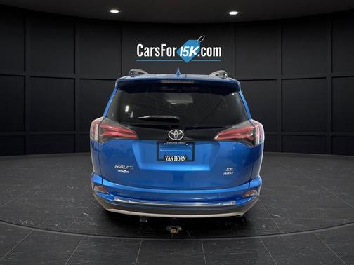 Blue 2017 Toyota RAV4 SE