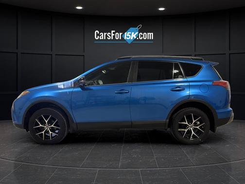 Blue 2017 Toyota RAV4 SE