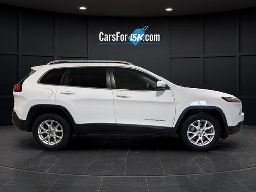 Bright White Clearcoat 2015 Jeep Cherokee Latitude