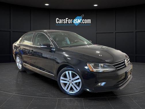 Black 2017 Volkswagen Jetta 1.8T SEL