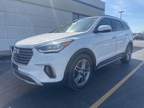 Monaco White 2017 Hyundai SANTA FE Limited Ultimate