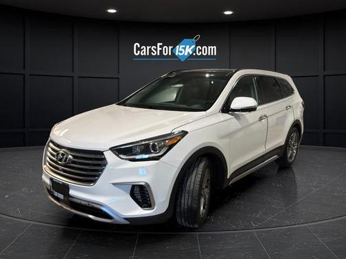 Monaco White 2017 Hyundai SANTA FE Limited Ultimate