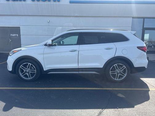 Monaco White 2017 Hyundai SANTA FE Limited Ultimate