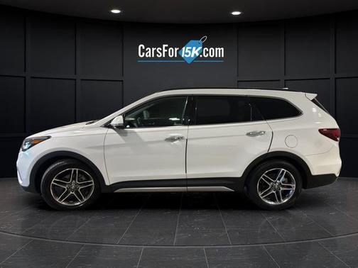Monaco White 2017 Hyundai SANTA FE Limited Ultimate