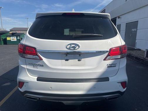 Monaco White 2017 Hyundai SANTA FE Limited Ultimate