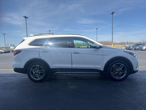 Monaco White 2017 Hyundai SANTA FE Limited Ultimate