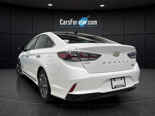Hyper White 2019 Hyundai SONATA Hybrid Limited