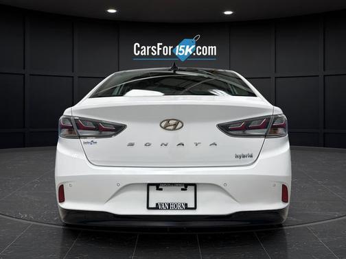 Hyper White 2019 Hyundai SONATA Hybrid Limited