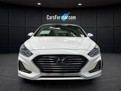 Hyper White 2019 Hyundai SONATA Hybrid Limited