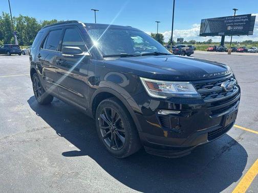Shadow Black 2018 Ford Explorer XLT