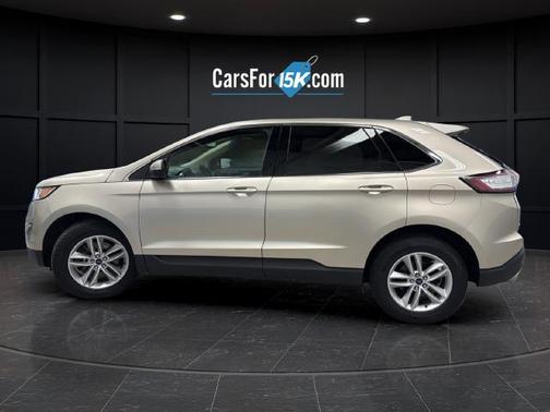 White Gold Metallic 2018 Ford Edge SEL