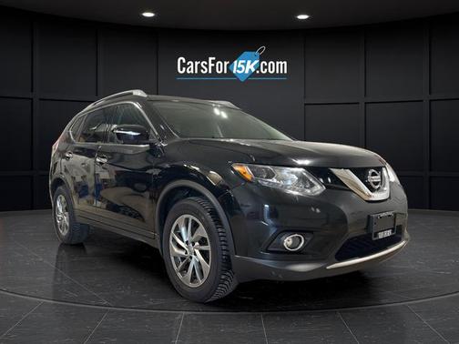 Super Black 2015 Nissan Rogue SL