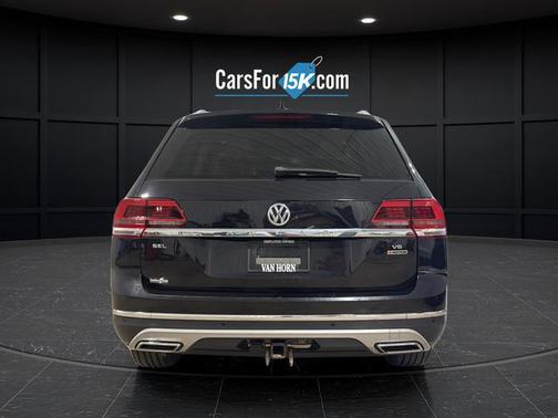 Deep Black 2019 Volkswagen Atlas 3.6L SEL