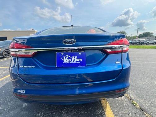 Lightning Blue 2017 Ford Fusion SE