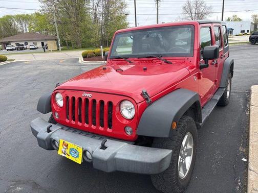 Flame Red Clearcoat 2014 Jeep Wrangler Unlimited Sport