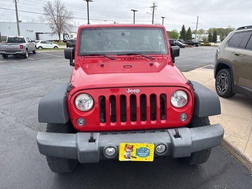 Flame Red Clearcoat 2014 Jeep Wrangler Unlimited Sport