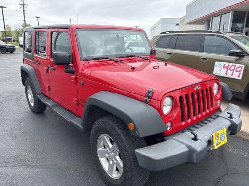 Flame Red Clearcoat 2014 Jeep Wrangler Unlimited Sport