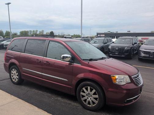 Deep Cherry Red Crystal 2011 Chrysler Town & Country Touring-L