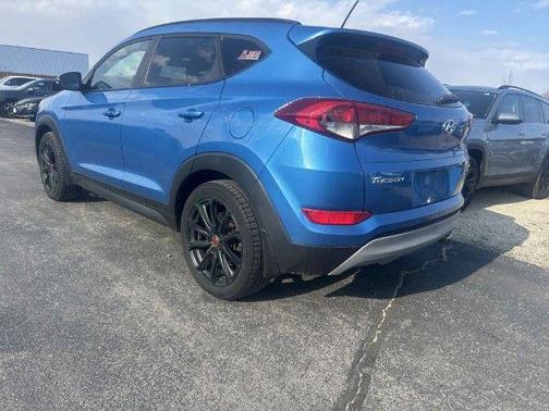 Caribbean Blue 2017 Hyundai TUCSON Night