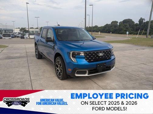 Blue 2026 Ford Maverick Lariat