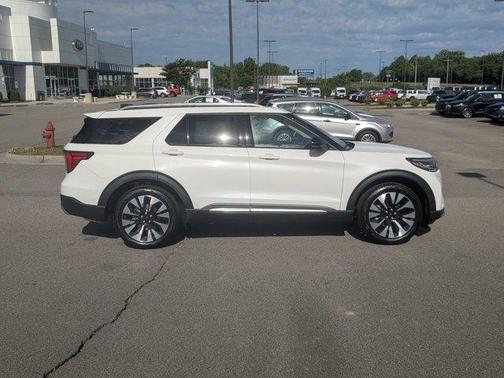 White 2026 Ford Explorer Platinum