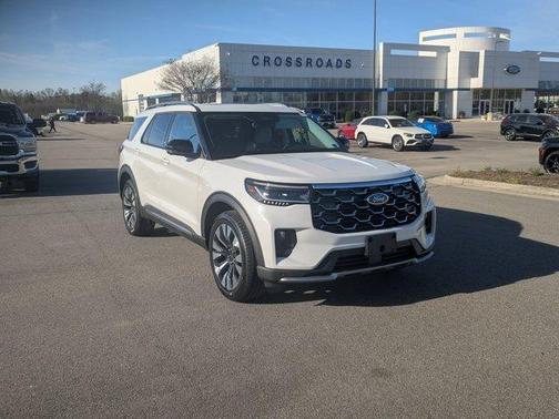 White Metallic 2026 Ford Explorer Platinum