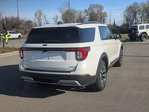 White Metallic 2026 Ford Explorer Platinum