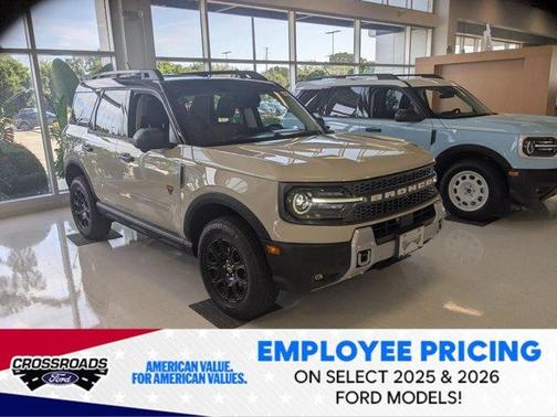 Beige 2025 Ford Bronco Sport Badlands