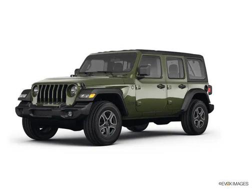 Sarge Green Clearcoat 2023 Jeep Wrangler 4-Door Sahara 4x4