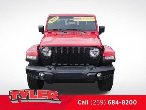 Firecracker Red Clearcoat 2022 Jeep Gladiator Sport