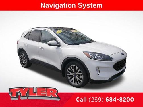 White 2020 Ford Escape Titanium SUV