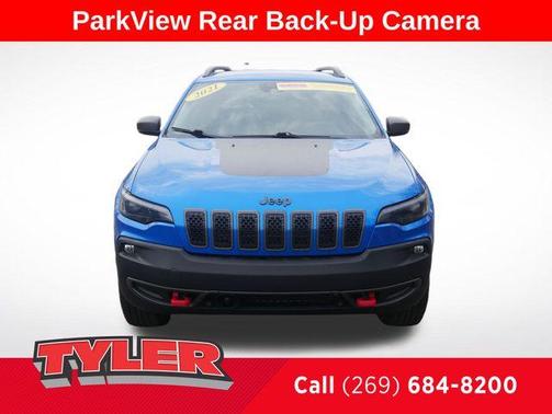 Hydro Blue Pearlcoat 2021 Jeep Cherokee Trailhawk