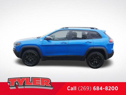 Hydro Blue Pearlcoat 2021 Jeep Cherokee Trailhawk
