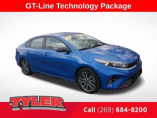 Blue 2023 Kia Forte GT-Line