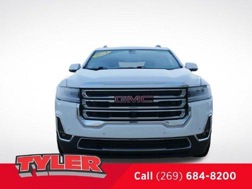 Summit White 2021 GMC Acadia SLT
