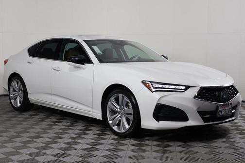 Platinum White Pearl 2023 Acura TLX Technology