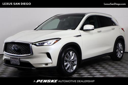 Majestic White 2020 INFINITI QX50 LUXE