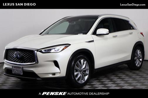 Majestic White 2020 INFINITI QX50 LUXE