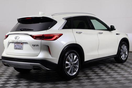 Majestic White 2020 INFINITI QX50 LUXE