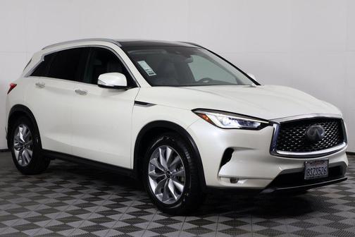 Majestic White 2020 INFINITI QX50 LUXE