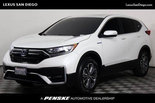 Platinum White Pearl 2020 Honda CR-V Hybrid EX
