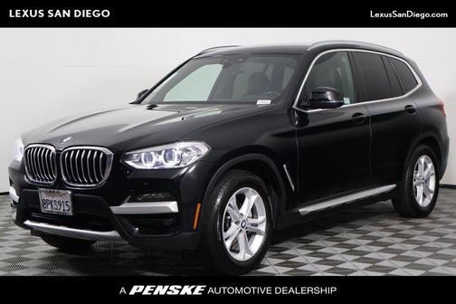 Jet Black 2020 BMW X3 sDrive30i