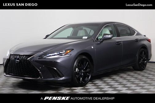 Cloudburst Gray 2023 Lexus ES 300h F SPORT Handling
