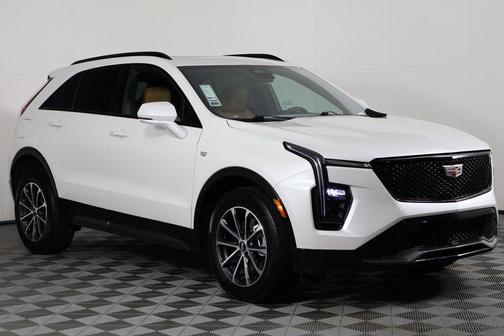 Crystal White Tricoat 2024 Cadillac XT4 Sport