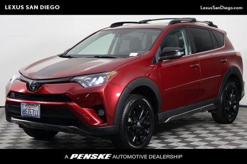 Ruby Flare Pearl 2018 Toyota RAV4 Adventure