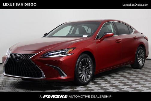 Matador Red Mica 2024 Lexus ES 300h Luxury