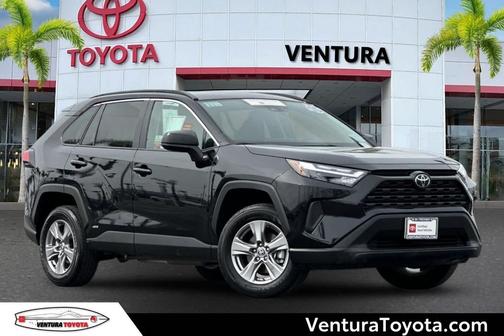 Midnight Black Metallic 2025 Toyota RAV4 Hybrid LE