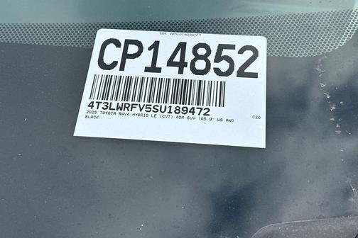 2025 Toyota RAV4 Hybrid LE