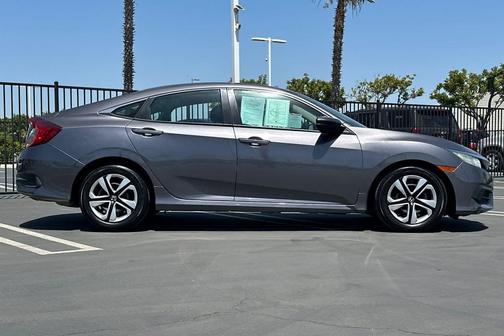 Modern Steel Metallic 2018 Honda Civic LX